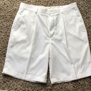 White Golf Shorts